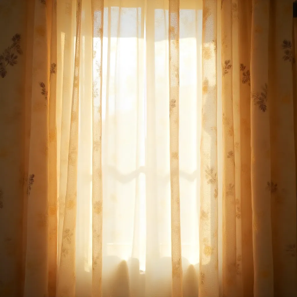 Sustainable textile in natural daylight environment